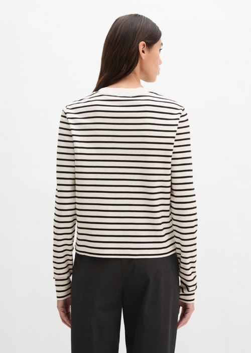 Relaxed striped T-shirt — White