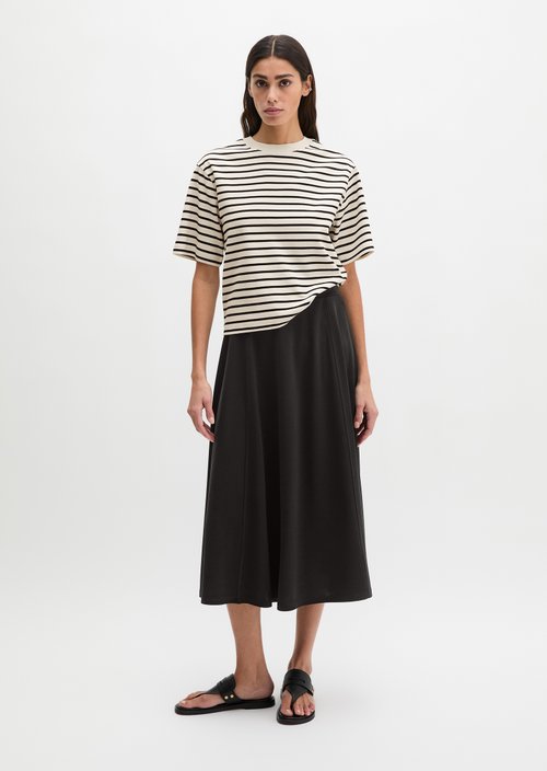 Relaxed striped T-shirt — White