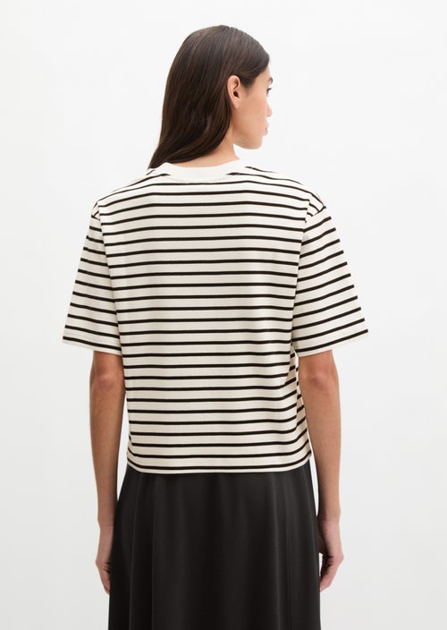 Relaxed striped T-shirt — White