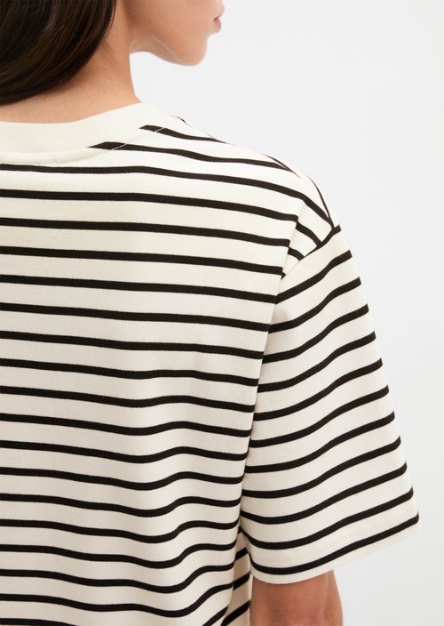 Relaxed striped T-shirt — White