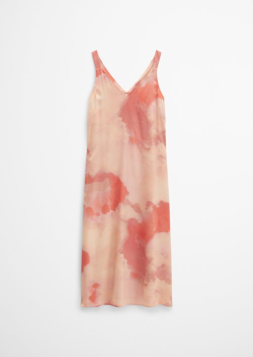 Satin dress regular — Light Pink