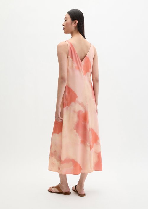 Satin dress regular — Light Pink