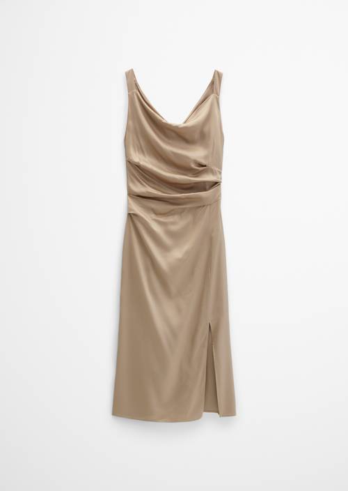 Satinkleid regular Sandpaper in freigestellter Ansicht ohne Model