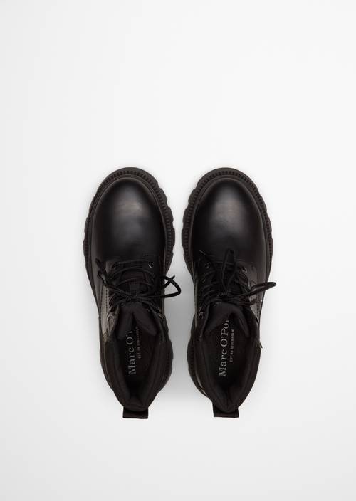 Bottes à lacets modèle Isak GTX Black en vue de dessus