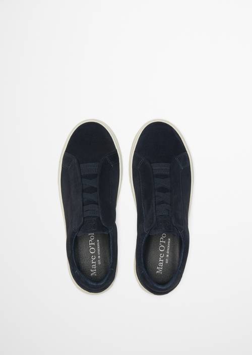 Cupsole Sneakers, Model Agar True Navy in top view