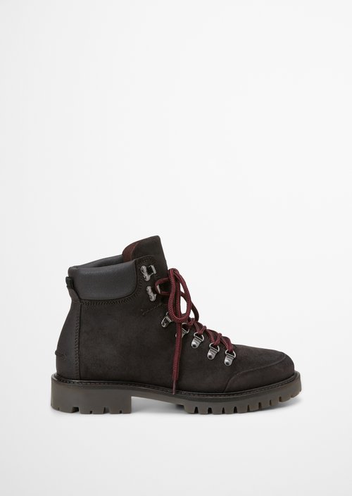 Armin Lace-Up Boots — Coffee Brown