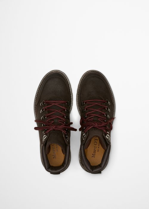 Armin Lace-Up Boots — Coffee Brown