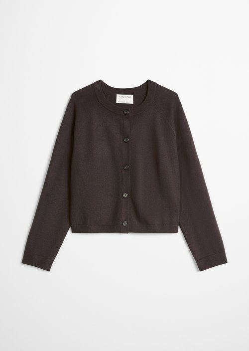 Relaxed Cardigan — Burnt Coffee