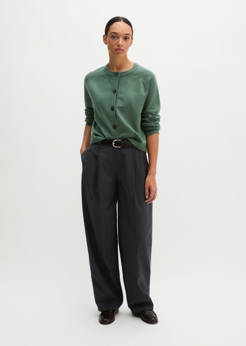Relaxed Cardigan — Quiet Pine