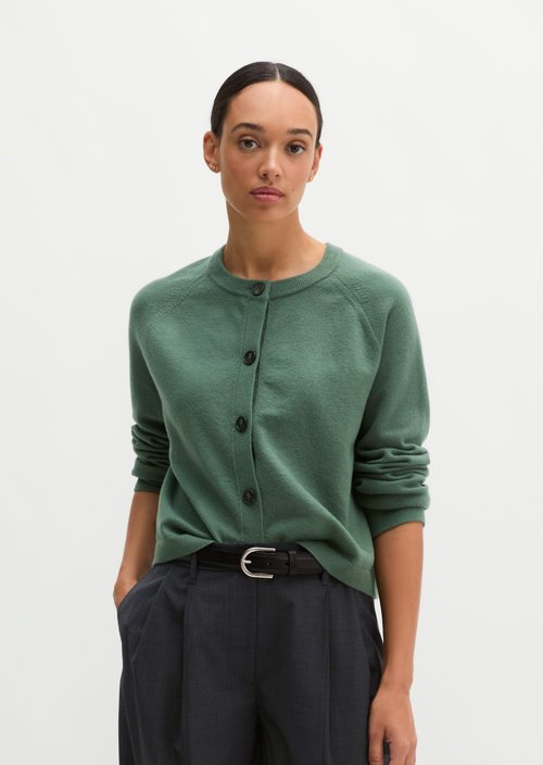 Relaxed Cardigan — Quiet Pine