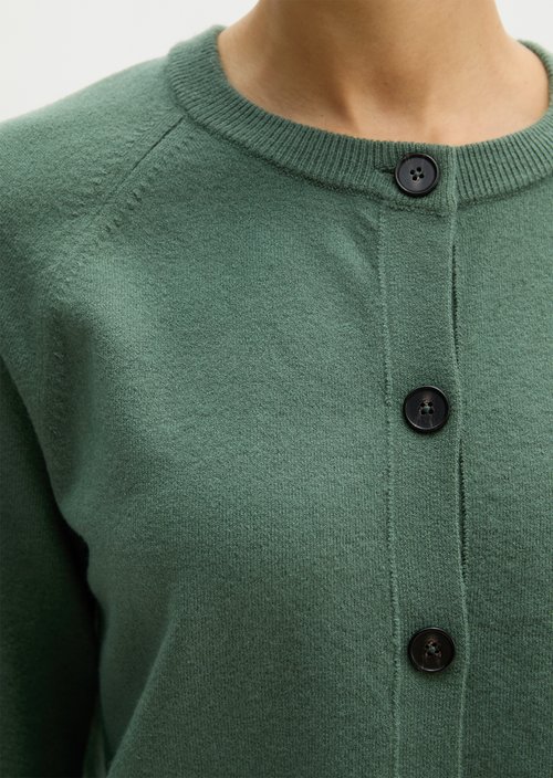 Relaxed Cardigan — Quiet Pine