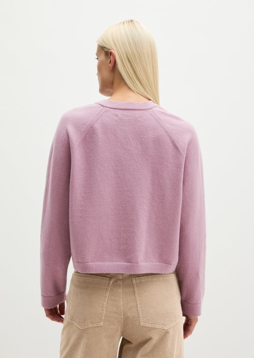 Relaxed Cardigan — Gentle Mauve