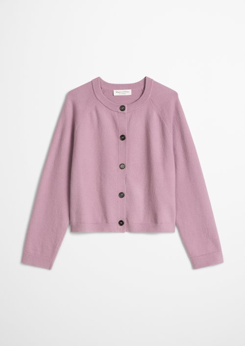 Relaxed Cardigan — Gentle Mauve