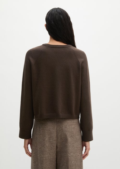 Relaxed-fit Sweater — Burnt Coffee