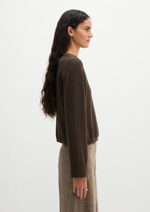 Relaxed-fit Sweater — Burnt Coffee