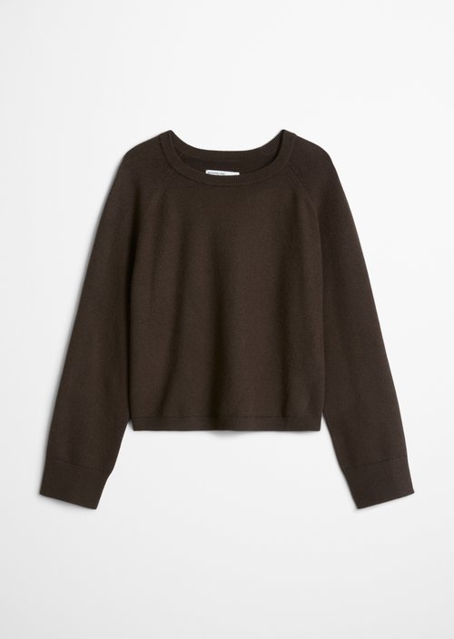 Relaxed-fit Sweater — Burnt Coffee
