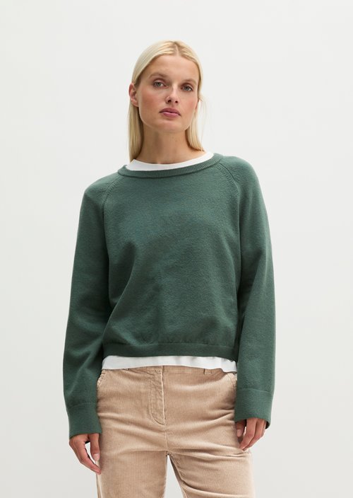 Relaxed-fit Sweater — Quiet Pine