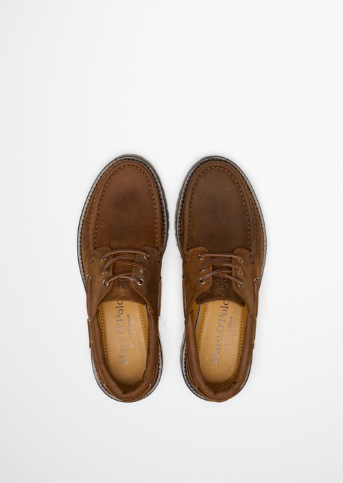 Armin Boat Shoe — Dark Brown