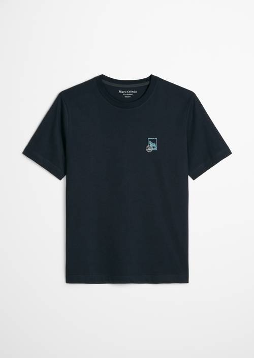 T-Shirt regular Dark Navy in freigestellter Ansicht ohne Model