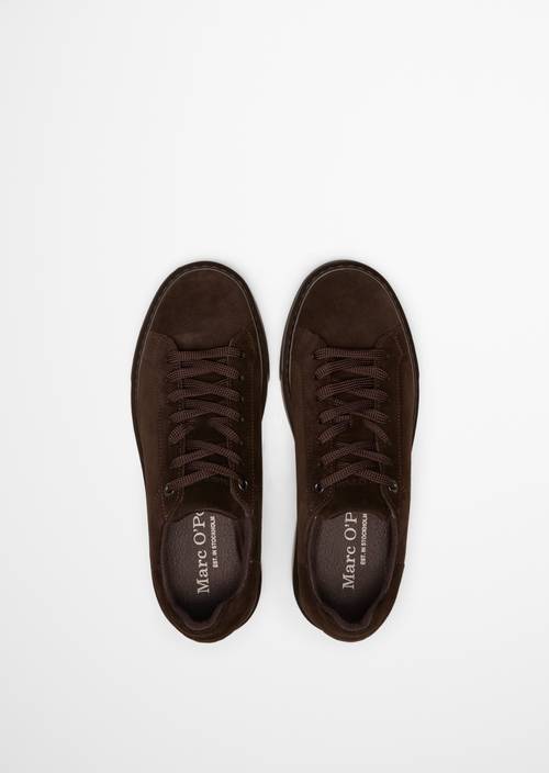 Sneaker Model Cedric Coffee Brown in Ansicht von oben