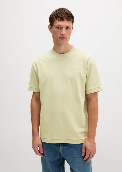 T-shirt ample Elm Green en vue de face