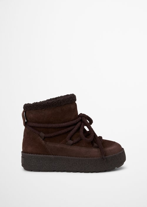 Pia Winter Boots — Burnt Coffee