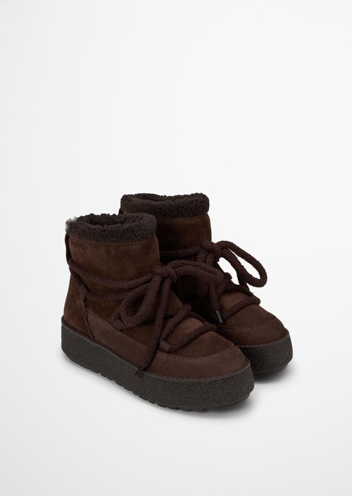 Pia Winter Boots — Burnt Coffee