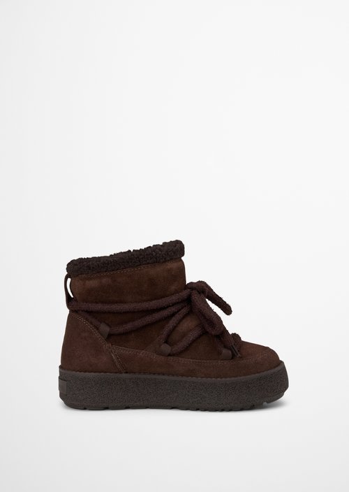 Pia Winter Boots — Burnt Coffee