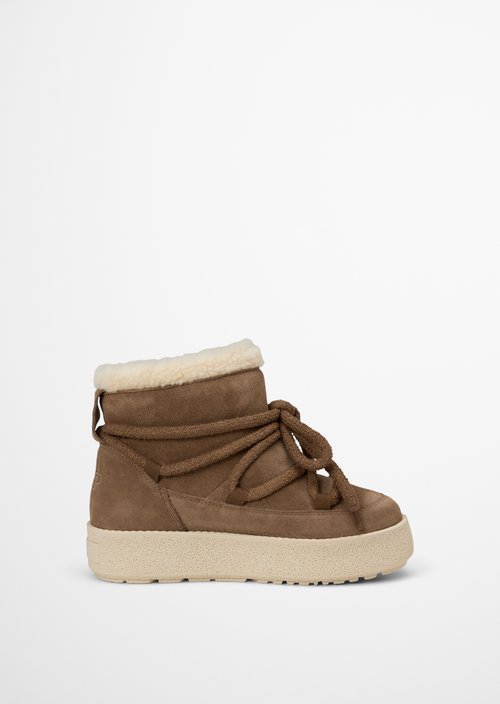 Pia Winter Boots — Faded Brown