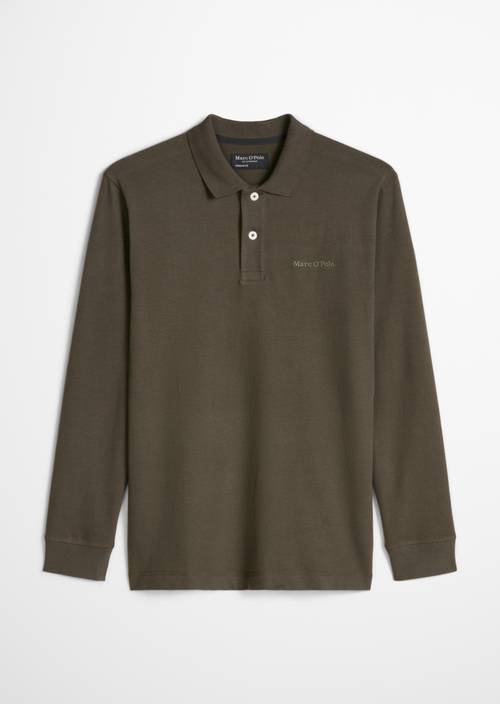 Poloshirt regular Dusty Olive in freigestellter Ansicht ohne Model