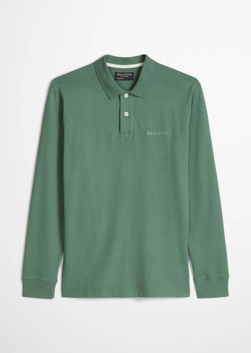 Polo tričko s klasickým střihem Green Bamboo v izolovaném pohledu bez modelu