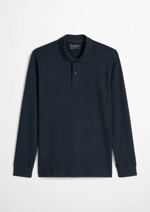 Polo coupe classique Dark Navy en vue isolée sans mannequin