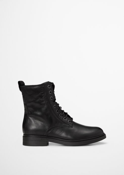 Lace-up boots — Black