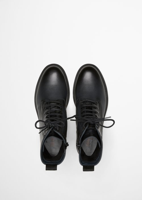 Lace-up boots — True Navy