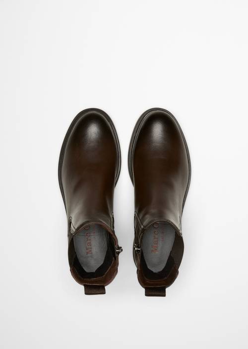 Chelsea-Boot Dark Brown in Ansicht von oben