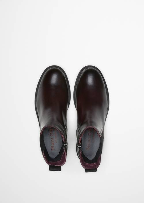 Chelsea-Boot Black Cherry in Ansicht von oben
