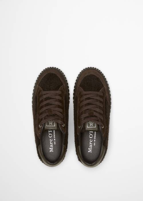 Sneaker Model Svenja Burnt Coffee in Ansicht von oben