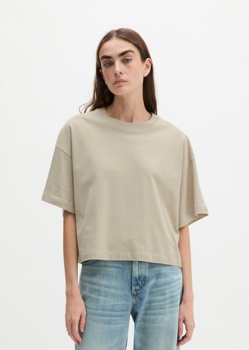 Relaxed T-shirt — Linen Beige
