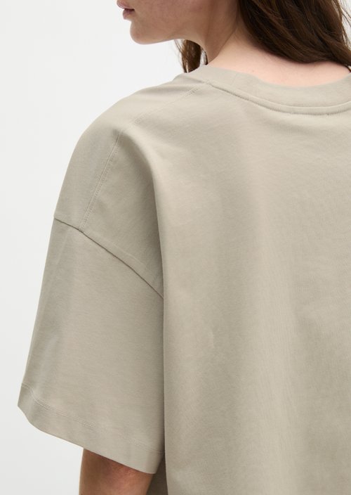 Relaxed T-shirt — Linen Beige
