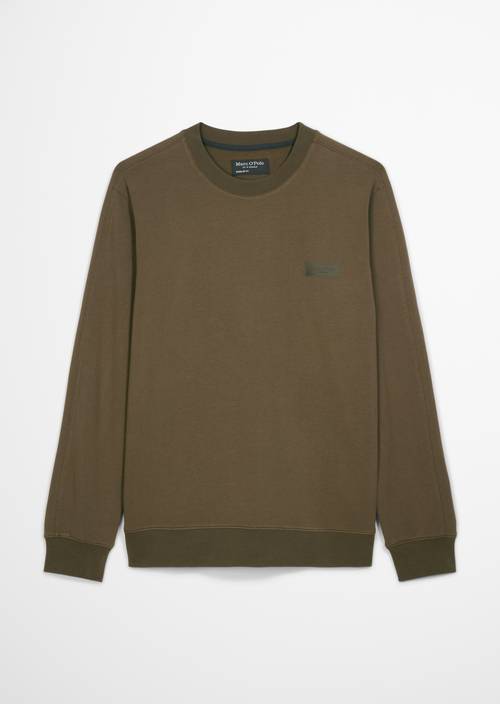Sweatshirt regular Dusty Olive in freigestellter Ansicht ohne Model