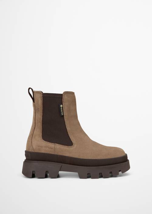 Bottes Chelsea modèle Petra GTX Faded Brown vue extérieure de la chaussure droite