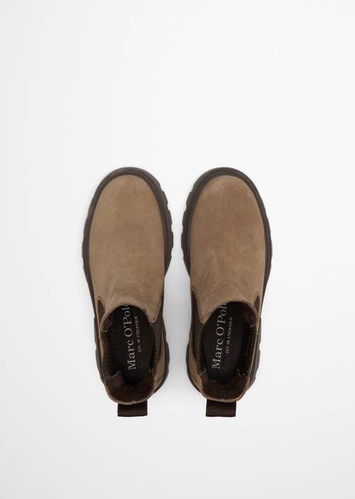 Bottes Chelsea modèle Petra GTX Faded Brown en vue de dessus