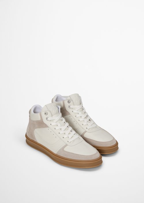 Enrique High-Top Sneakers — White