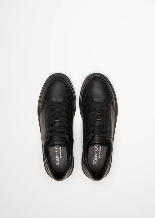 Sneaker Model Enrique Black in Ansicht von oben