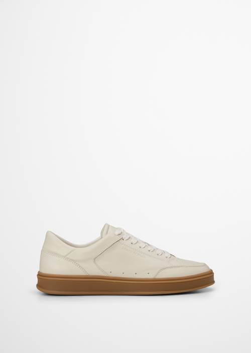 Sneaker Model Enrique White Cotton Ansicht rechter Schuh von außen