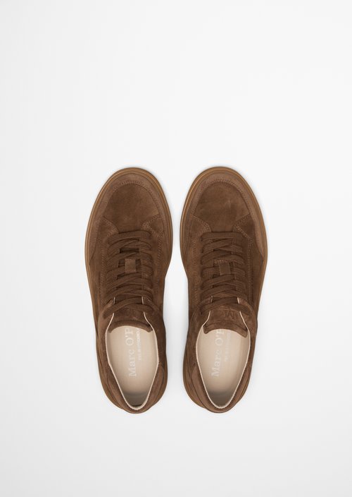 Enrique Sneaker Model — Dark Taupe