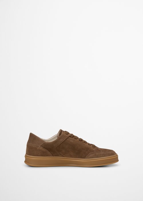 Enrique Sneaker Model — Dark Taupe