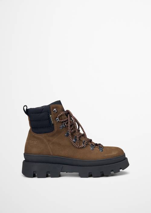 Bottes à lacets modèle Isak GTX Dark Taupe vue extérieure de la chaussure droite