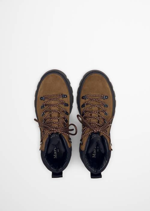 Bottes à lacets modèle Isak GTX Dark Taupe en vue de dessus