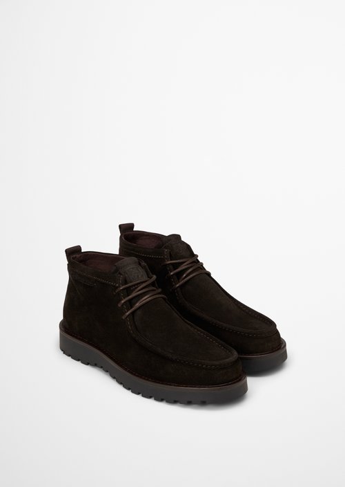 Model Jack Lace-Up Shoes — Coffee Brown